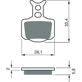 Brzda pro motocykl GOLDFREN brzdové desky 439 AD