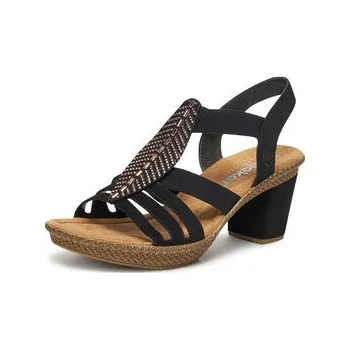 Dámské sandále Rieker Sandály 66526-00 Černá 38