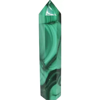 Exkluzivní malachitová špice 46 g, 7,8 cm