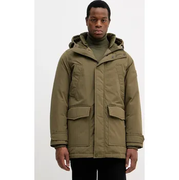 Péřová bunda Tommy Hilfiger zelená barva, zimní, MW0MW40632 91X, vel. XL