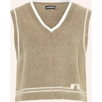 Dámská vesta J.Lindeberg Dámská Pletená Vesta, béžová, 34