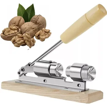 Úložný box OŘECHOVÝ KLUK S PODSTAVCEM, SILNÝ, OCELOVÝ (Ořechový kluček je tradiční nástroj sloužící k rozlupování ořechů. Je také známý jako ořechový dědek. Tlakový ořechový kluček se skládá ze dvou částí: základny a kužele. Je vyroben z pevných materiálů, jako je d