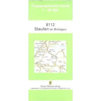Topographische Karte Baden-Württemberg Staufen im Breisgau