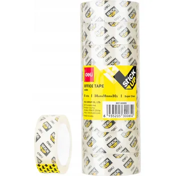 Lepicí páska Průhledná lepicí páska, balení 8 rolí, 18 mm x 27,5 m