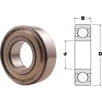 Kuličkové ložisko 6002 2Z _C3_NZSB