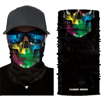 Nákrčník Pánský nákrčník s potiskem - černý 5