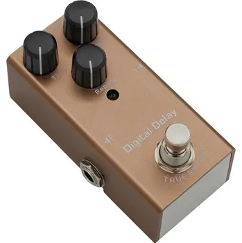 Klasická kytara Kytarový efektový pedál Digital Delay Kompaktní Kovové tělo Digitální echo efekt s nastavitelným časem zpoždění a čistým profesionálním zvukem