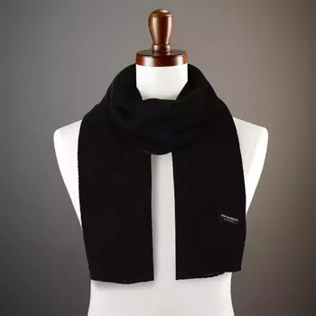 Šála Peterson Pánská černá teplá zimní šála 180x30 cm