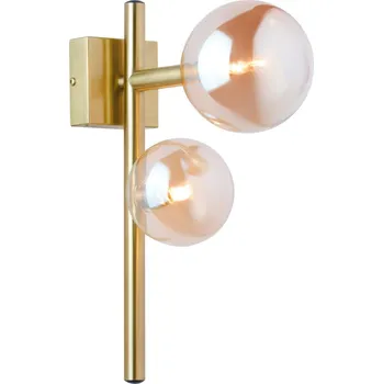 Nástěnné svítidlo Jupiter 1900 - Nástěnné svítidlo NEPTUN 2xG9/14W/230V zlatá/kouřová béžová