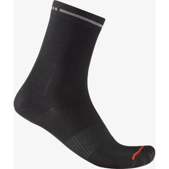 Dámské ponožky CASTELLI Cyklistické ponožky klasické - PREMIO EVO W 12 - černá L-XL
