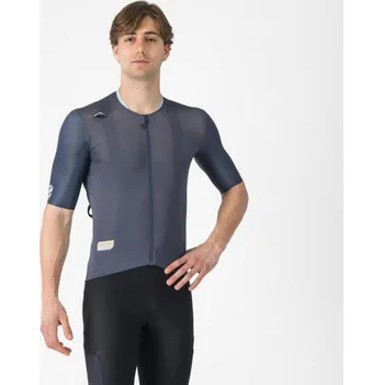 cyklistický dres CASTELLI Cyklistický dres s krátkým rukávem - UNLIMITED PRO - modrá M