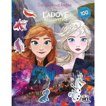 Samolepková knižka Ľadové kráľovstvo Kniha