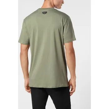 Pánské tričko PHILIPP PLEIN T-Shirt 9557 Zelená Regular Fit 3XL