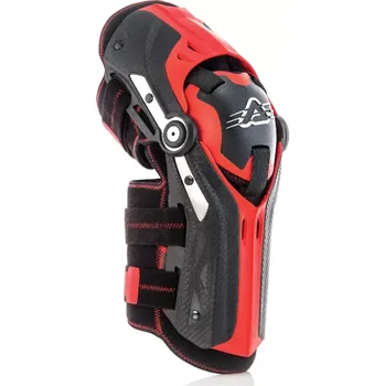 Motocyklový chránič kolene a holeně Acerbis chrániče kolen GORILLA černá/červená