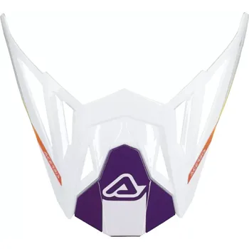 Helma na motorku Acerbis kšilt přilby Acerbis T711 bílá/fialová vel.L/XL