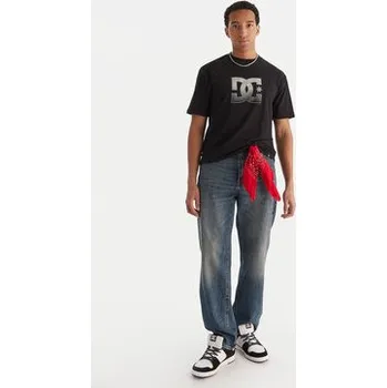 Oblečení a móda DC Shoes T-Shirt Star Reflective EDYZT04346 Černá Regular Fit XXL