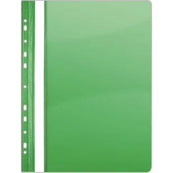 Závěsný plastový rychlovazač Donau - A4, PVC, zelený, 1 ks