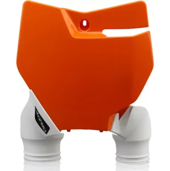Acerbis číslová tabulka Raptor Acerbis pro KTM SX16-18, SXF 16-18, SX250 17-18 oranž/bílá