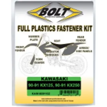 Bolt sada šroubů plastů pasuje na KX 125 90-91 KX 250 90-91