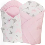 Bomimi Rychlozavinovačka soft oboustranná motýlci růžová