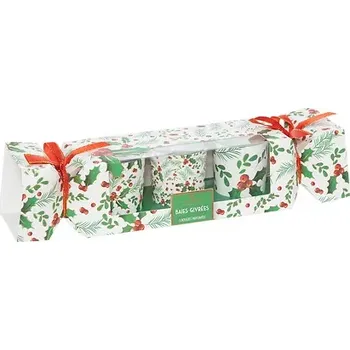 Svíčka Atmosphera Vánoční sada 3 vonných svíček - Holly 3x45 g 3 Vánoční