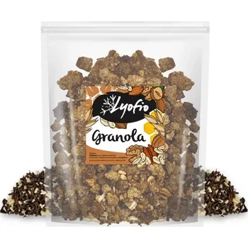 Potravina Lyofio Granola se 3 druhy čokolády 500 g