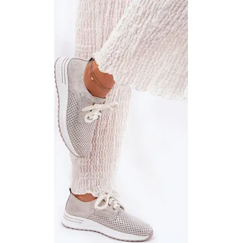 Dámské polobotky Kožené Lehká Polobotky Dámské Na Platformě Artiker 56C2113 - Barva: Béžová, Velikost: 37