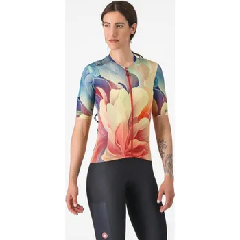 cyklistický dres CASTELLI Cyklistický dres s krátkým rukávem - UNLIMITED PRO W - vícebarevná S