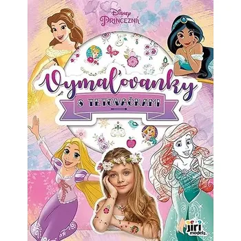 Maľovanky s tetovaním Disney Princezné Kniha