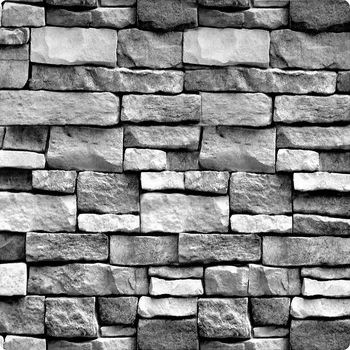 Úložný box Samolepicí vinylová tapeta 3D na zeď, imitace cihel 45cm x 10m (4,5 m²) grafit II (Tapeta je samolepicí, takže není potřeba používat lepidlo, což znamená rychlou, čistou a příjemnou práci, kterou zvládnete sami bez nutnosti najímat montážní tým. Stačí odl