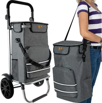 Nákupní taška Skládací přepravní vozík Malatec