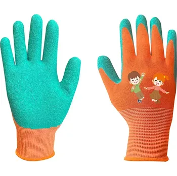 Pracovní rukavice NEO rukavice pracovní dětské, polyester s latexovou vrstvou, vel.5, 97-644-5