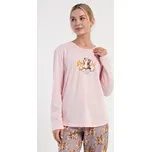 Vienetta Dámské pyžamo dlouhé Olivia: světle lososová S