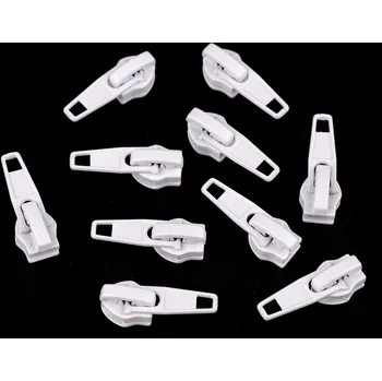 Zip Jezdec ke spirálovým zipům No 5 Varianta: 1 bílá, Balení: 50 ks