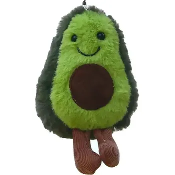 Hračka pro psa Plyšová hračka pro psy avokádo 15 x 10 cm měkká pískací hračka pro malé a střední psy