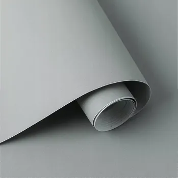Úložný box Samolepící vinylová tapeta šedá matná na stěnu a nábytek 60 cm x 10 m (6m²) (Tapeta je samolepící, takže není potřeba používat lepidlo, což znamená rychlou, čistou a příjemnou práci, kterou zvládnete sami bez nutnosti najímat montážní tým. Stačí odstranit