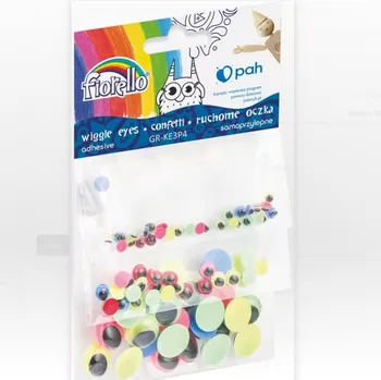 Očička kulatá samolepící mix barev a velikostí