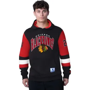 Pánská mikina Starter Mikina Chicago Blackhawks End Zone Fleece