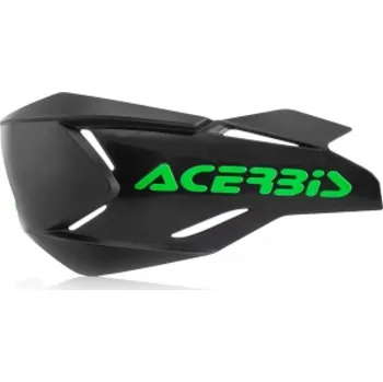 Motocyklový chránič Acerbis náhradní plasty k chráničům páček X-FACTORY bez montážního kitu černá/zelená