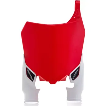 Acerbis číslová tabulka Raptor Acerbis pro HONDA CRF450 13-16, CRF250 14-17 červená/bílá