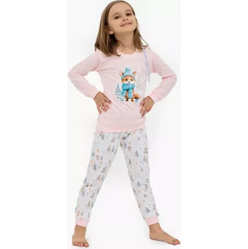Chlapecké pyžamo Dívčí pyžamo Cornette Kids Fox 594/192 velikost 86/92