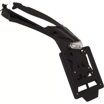 Držák SPZ Race Tech RT držák spz s Led světlem pasuje na KTM EXC/F 17-19 černá