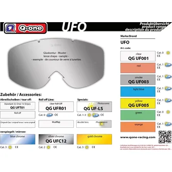 Sluneční brýle Q-One sklo UFO čiré - čirá