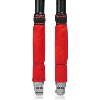 Cyklistické návleky Acerbis návleky na vidlice průměru 46/49 červená