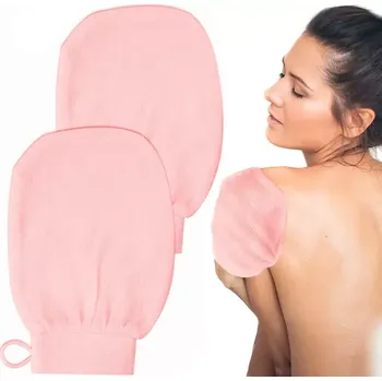 Tělový peeling EXFOLIAČNÍ RUKAVICE PRO TĚLOVÝ PEELING - sada 2 kusů (Rukavice se používá k přirozenému peelingu pokožky. Díky pravidelné péči bude pokožka pevná, pružná, s viditelně menšími striemi a celulitidou. Přípravek je určen pro všechny typy pleti, i pro tu nejci