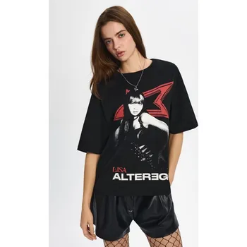 Dámská móda Tričko s&nbsp;potiskem Lisa Alterego - M - House - černá - 505HD-99X