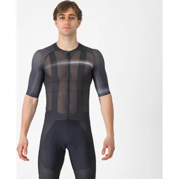 cyklistický dres CASTELLI Cyklistický dres s krátkým rukávem - CLIMBER´S A/C - černá
