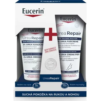 Eucerin UreaRepair vánoční kazeta 2025 Kosmetická sada Eucerin UreaRepair vánoční kazeta 2025