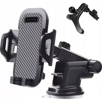 UNIVERZÁLNÍ TELEFONNÍ DRŽITEL do auta, model do mřížky na okně, palubní deska (Gravitační TELEFONNÍ DRŽITEL do auta (vhodný pro všechny modely mobilní telefony, UPGRADE PRO TELEFONY 4,7" až 8"). Vhodný pro všechny modely od 4,7'' až 8''. Silné a stabilní