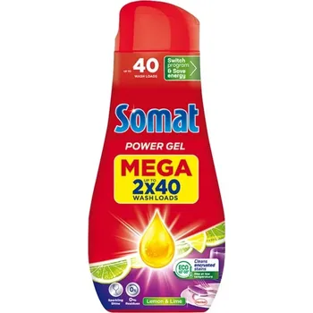 Gel do myčky Somat Power gel Lime 2x40 dávek / 2x720 ml